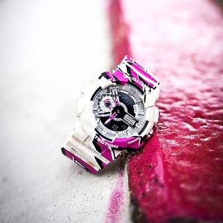 ΡΟΛΟΙ CASIO GA-110SS-1AER CASIO G-Shock Street Style Limited Edition Multicolor Rubber Strap