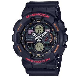 ΡΟΛΟΙ CASIO GA-140-1A4ER CASIO G-SHOCK Chronograph Black Rubber Strap