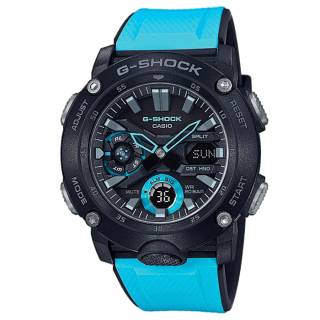 ΡΟΛΟΙ CASIO GA-2000-1A2ER CASIO G-SHOCK Chronograph Blue Rubber Strap