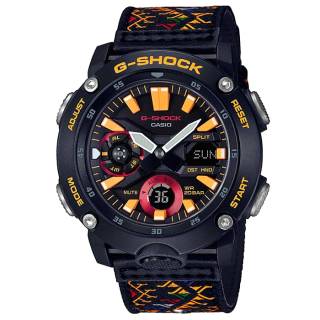 ΡΟΛΟΙ CASIO GA-2000BT-1AER CASIO G-Shock Special Edition Bhutan Box Set Multicolor Fabric Strap