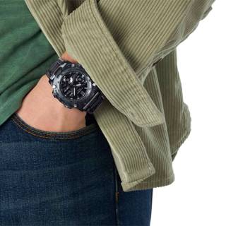 ΡΟΛΟΙ CASIO GA-2000SKE-8AER CASIO G-SHOCK Chronograph Grey Rubber Strap