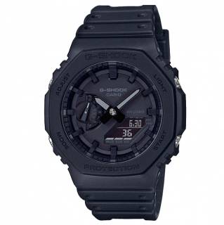 ΡΟΛΟΙ CASIO GA-2100-1A1ER CASIO G-SHOCK Chronograph Black Rubber Strap