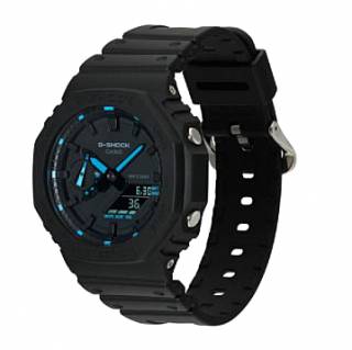 ΡΟΛΟΙ CASIO GA-2100-1A2ER CASIO G-SHOCK Chronograph Black Rubber Strap