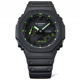 ΡΟΛΟΙ CASIO GA-2100-1A3ER CASIO G-SHOCK Chronograph Black Rubber Strap