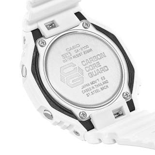 ΡΟΛΟΙ CASIO  GA-2100-7AER CASIO G-SHOCK Chronograph White Rubber Strap