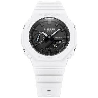 ΡΟΛΟΙ CASIO  GA-2100-7AER CASIO G-SHOCK Chronograph White Rubber Strap