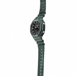 ΡΟΛΟΙ CASIO  GA-2100FR-3AER CASIO G-SHOCK Chronograph Green Resin Strap