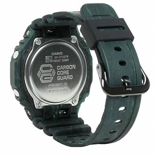 ΡΟΛΟΙ CASIO  GA-2100FR-3AER CASIO G-SHOCK Chronograph Green Resin Strap