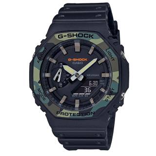 ΡΟΛΟΙ CASIO GA-2100SU-1AER CASIO G-Shock Black Rubber Strap