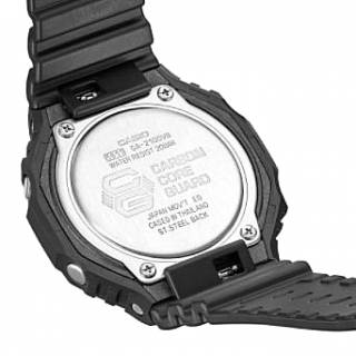 ΡΟΛΟΙ CASIO  GA-2100VB-1AER CASIO G-SHOCK Chronograph Black Rubber Strap