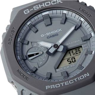 ΡΟΛΟΙ CASIO GA-2110ET-8AER CASIO G-SHOCK Chronograph Grey Rubber Strap