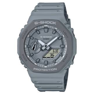 ΡΟΛΟΙ CASIO GA-2110ET-8AER CASIO G-SHOCK Chronograph Grey Rubber Strap