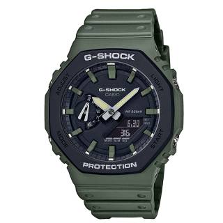 ΡΟΛΟΙ CASIO GA-2110SU-3AER CASIO G-Shock Khaki Rubber Strap