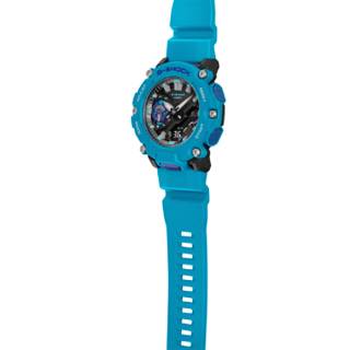 ΡΟΛΟΙ CASIO  GA-2200-2AER CASIO G-SHOCK Chronograph Light Blue Rubber Strap