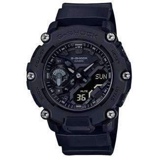 ΡΟΛΟΙ CASIO  GA-2200BB-1AER CASIO G-SHOCK Chronograph Black Rubber Strap