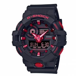 ΡΟΛΟΙ CASIO  GA-700BNR-1AER CASIO G-Shock Ignite Red Limited Edition Black Rubber Strap