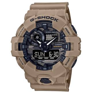 ΡΟΛΟΙ CASIO GA-700CA-5AER CASIO G-Shock Brown Rubber Strap