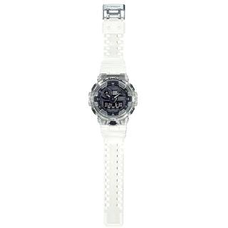 ΡΟΛΟΙ CASIO GA-700SKE-7AER CASIO G-SHOCK Chronograph Transparent Rubber Strap