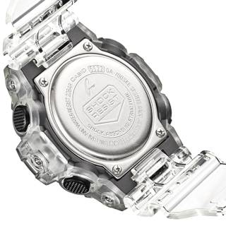 ΡΟΛΟΙ CASIO GA-700SKE-7AER CASIO G-SHOCK Chronograph Transparent Rubber Strap