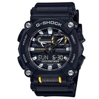 ΡΟΛΟΙ CASIO  GA-900-1AER CASIO G-SHOCK Chronograph Black Rubber Strap