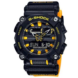 ΡΟΛΟΙ CASIO GA-900A-1A9ER CASIO G-SHOCK Chronograph Yellow Rubber Strap