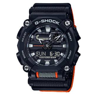 ΡΟΛΟΙ CASIO GA-900C-1A4ER CASIO G-SHOCK Chronograph Orange Rubber Strap