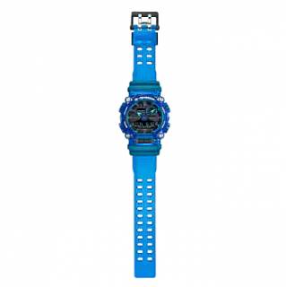 ΡΟΛΟΙ CASIO  GA-900SKL-2AER CASIO G-SHOCK Chronograph Blue Rubber Strap