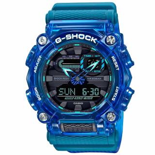 ΡΟΛΟΙ CASIO  GA-900SKL-2AER CASIO G-SHOCK Chronograph Blue Rubber Strap