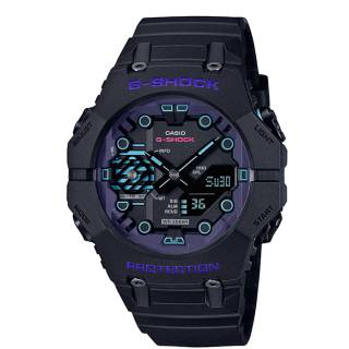 ΡΟΛΟΙ CASIO GA-B001CBR-1AER CASIO G-SHOCK Smartwatch Chronograph Black Rubber Strap