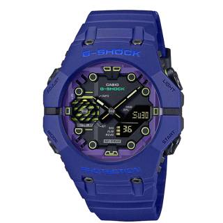 ΡΟΛΟΙ CASIO GA-B001CBR-2AER CASIO G-SHOCK Smartwatch Chronograph Blue Rubber Strap