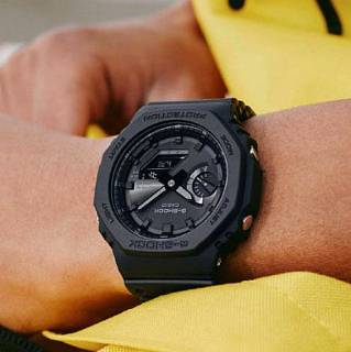 ΡΟΛΟΙ CASIO GA-B2100-1A1ER CASIO G-SHOCK Smartwatch Tough Solar Chronograph Black Rubber Strap