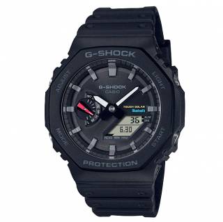 ΡΟΛΟΙ CASIO GA-B2100-1AER CASIO G-SHOCK Smartwatch Tough Solar Chronograph Black Rubber Strap