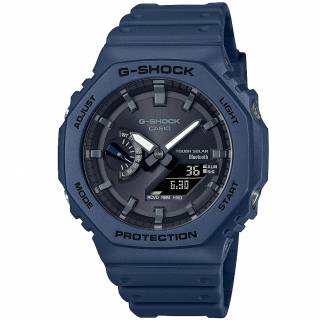 ΡΟΛΟΙ CASIO GA-B2100-2AER CASIO G-SHOCK Smartwatch Tough Solar Chronograph Blue Rubber Strap