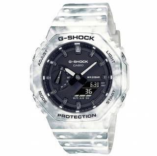 ΡΟΛΟΙ CASIO  GAE-2100GC-7AER CASIO G-SHOCK Chronograph White Resin Strap Gift Set