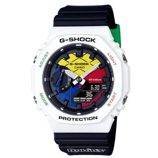 ΡΟΛΟΙ CASIO GAE-2100RC-1AER CASIO G-Shock Rubik's Black Rubber Strap