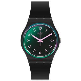 ΡΟΛΟΙ SWATCH GB330 SWATCH  Gent La Nigh Black Silicone Strap