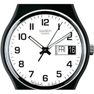 ΡΟΛΟΙ SWATCH GB743-S26 SWATCH Once Again Black Biosourced Strap