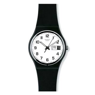 ΡΟΛΟΙ SWATCH  GB743  SWATCH Once Again Black Rubber Strap