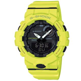 ΡΟΛΟΙ CASIO  GBA-800-9AER CASIO G-Shock Bluetooth Yellow Rubber