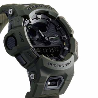 ΡΟΛΟΙ CASIO  GBA-900UU-3AER CASIO G-SHOCK Smartwatch Dual Time Chronograph Green Rubber Strap