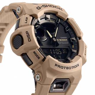 ΡΟΛΟΙ CASIO  GBA-900UU-5AER CASIO G-SHOCK Smartwatch Dual Time Chronograph Brown Rubber Strap