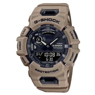 ΡΟΛΟΙ CASIO  GBA-900UU-5AER CASIO G-SHOCK Smartwatch Dual Time Chronograph Brown Rubber Strap