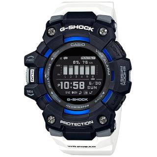 ΡΟΛΟΙ CASIO GBD-100-1A7ER CASIO G-Shock Bluetotth Steptracker White Rubber Strap