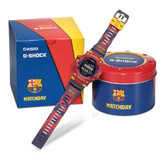 ΡΟΛΟΙ CASIO GBD-100BAR-4ER CASIO G-Shock Limited Edition FC Barcelona Bluetooth Blue Rubber Strap