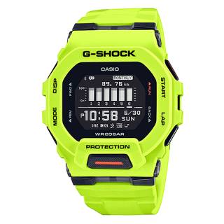 ΡΟΛΟΙ CASIO  GBD-200-9ER CASIO G-SHOCK Smartwatch Green Rubber Strap