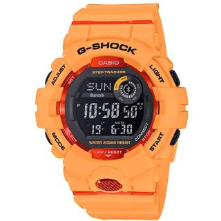 ΡΟΛΟΙ CASIO  GBD-800-4ER CASIO G-SHOCK Chronograph Orange Rubber Strap