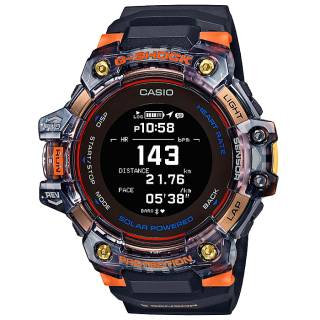 ΡΟΛΟΙ CASIO GBD-H1000-1A4ER CASIO G-Shock  GPS - Heart Rate Solar Chronograph Black Rubber Strap