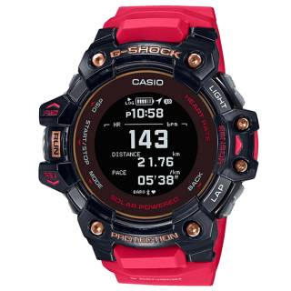 ΡΟΛΟΙ CASIO GBD-H1000-4A1ER  CASIO G-SHOCK Solar Smartwatch Red Rubber Strap