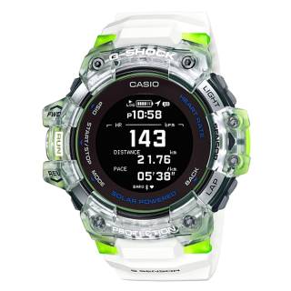 ΡΟΛΟΙ CASIO GBD-H1000-7A9ER CASIO G-Shock  GPS - Heart Rate Solar Chronograph White Rubber Strap