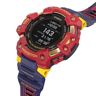 ΡΟΛΟΙ CASIO GBD-H1000BAR-4ER CASIO G-Shock Limited Edition FC Barcelona Solar Blue Rubber Strap